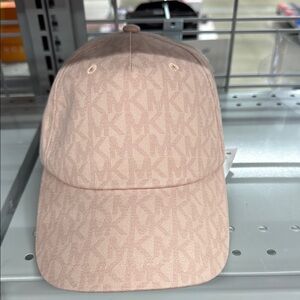 Michael Kors Pink Monogram Cap